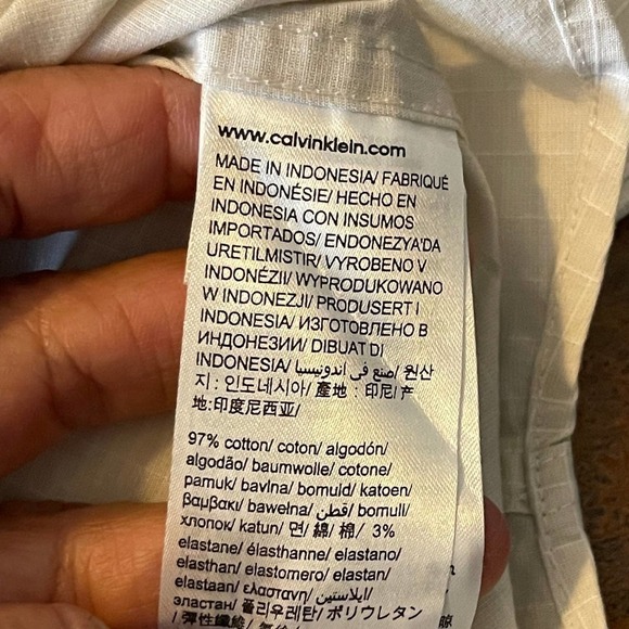 NWT Calvin Klein Men's Button Down Easy Shirt Size XXL - Picture 4 of 7